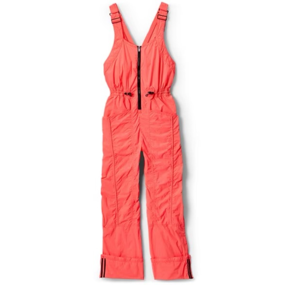 NEW Free People Uphill Onesie in Neon Coral